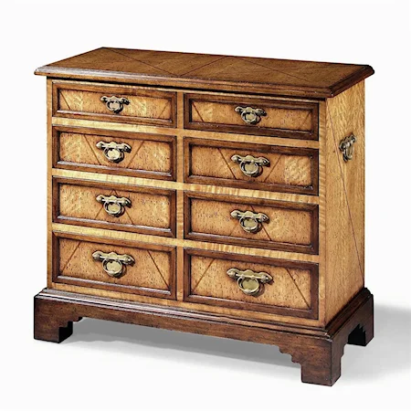 Royal Campaign Chest with Eight Drawers